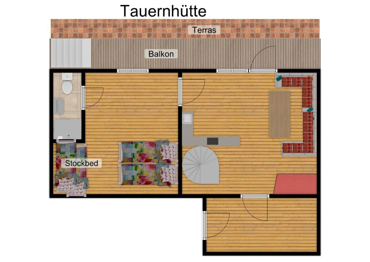 Вилла Tauernhuette Пизендорф Экстерьер фото