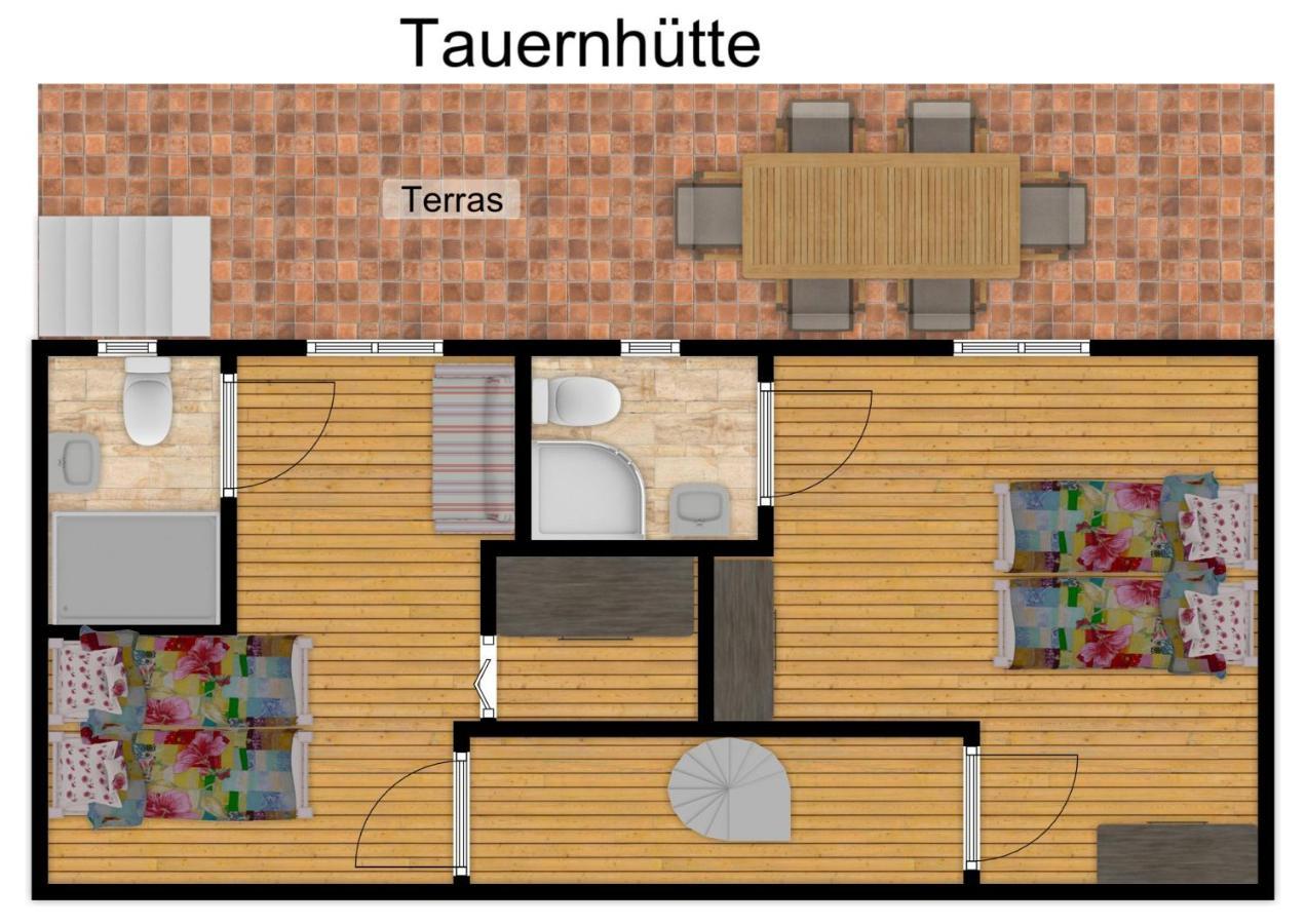 Вилла Tauernhuette Пизендорф Экстерьер фото